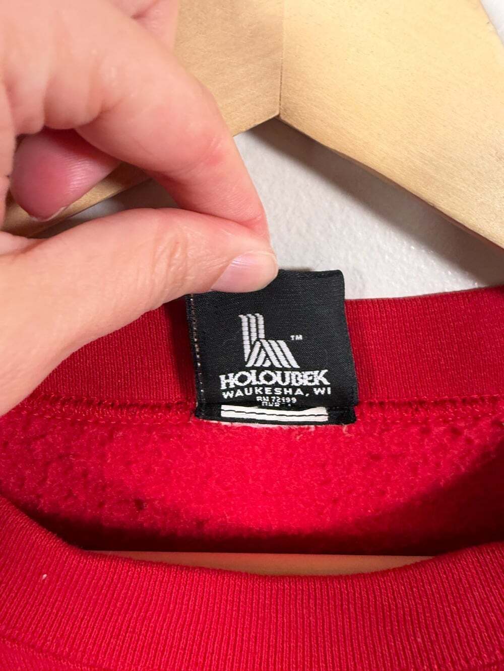 Harley Davidson Mid Ohio Crewneck Sweatshirt Size Large Graphic Red Y2K 2004 - Picture 9 of 9